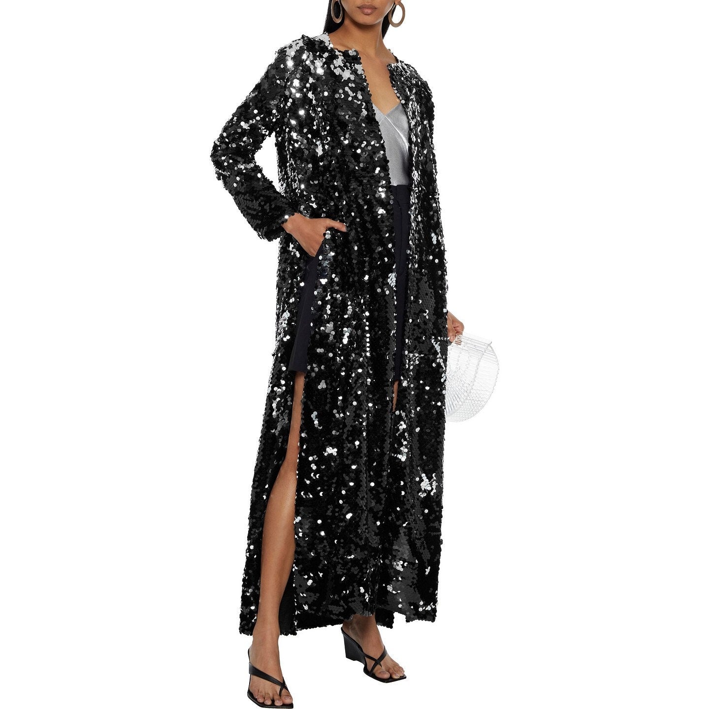 Morgan Sequin Coat