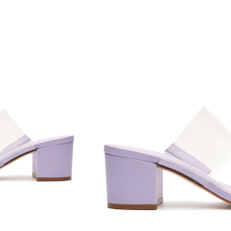 Victorie Nappa Leather & Vinyl Sandal