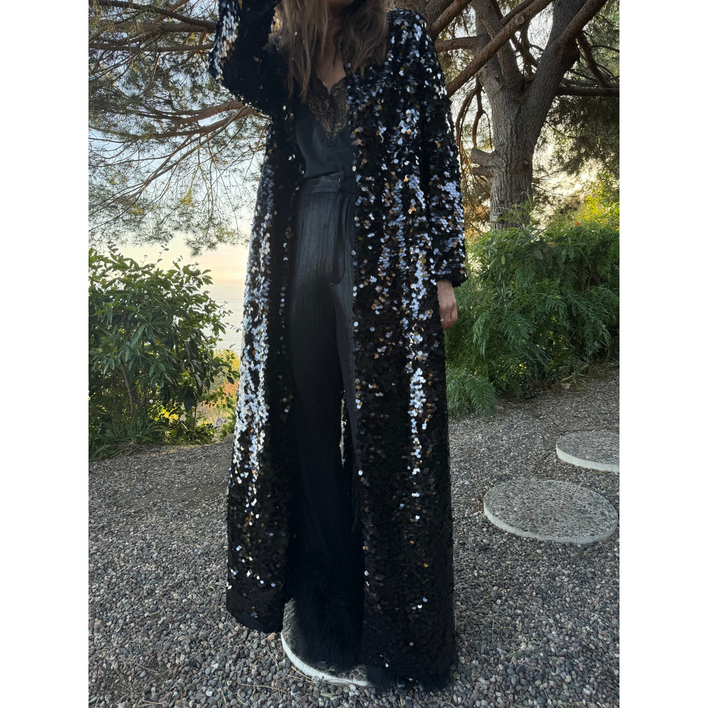 Morgan Sequin Coat
