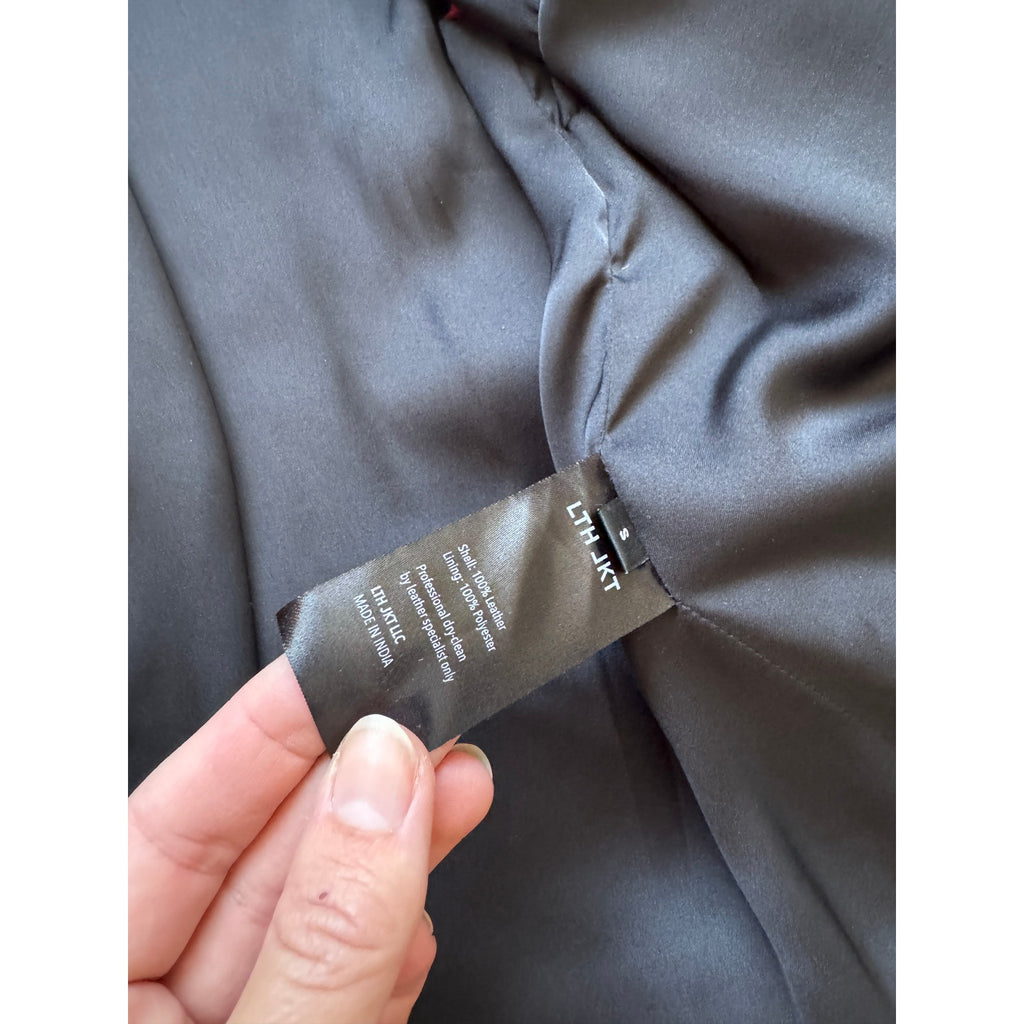 Dre Beltless Red Biker Leather Jacket