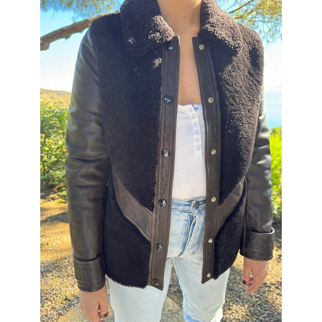 Veste Wilson Jacket in Marron Fonce