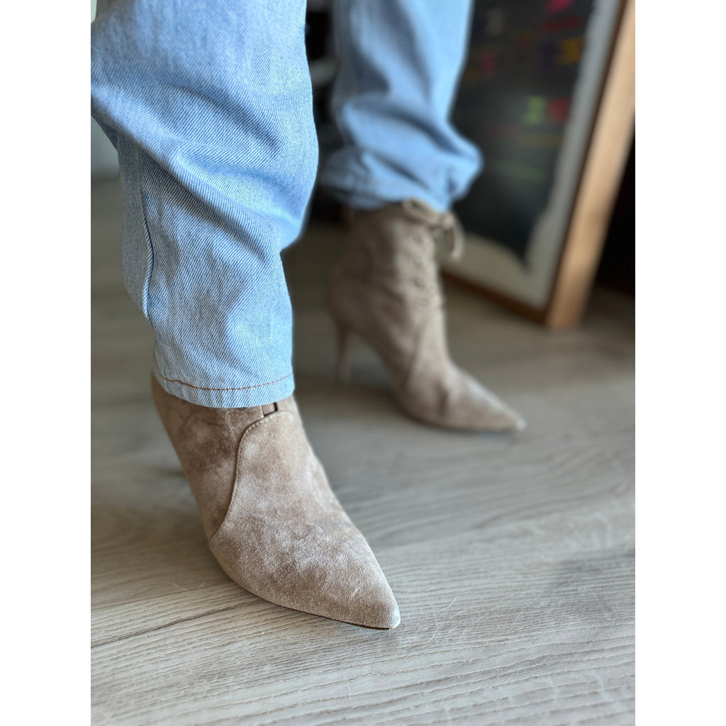 Suede Ankle Booties