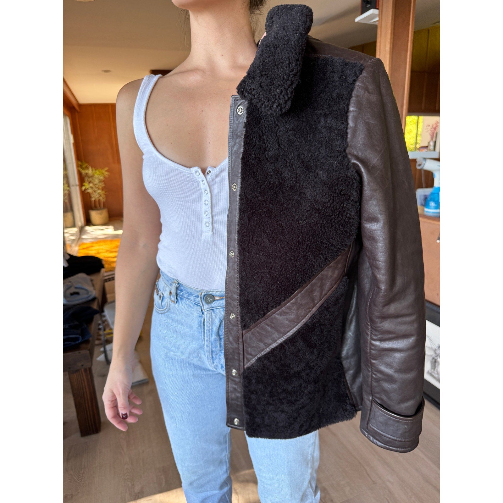 Veste Wilson Jacket in Marron Fonce