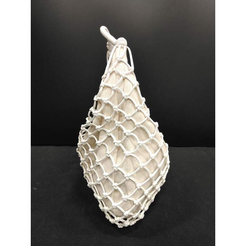 Large Luna Open-knit Netted Vegan Shoulder Bag