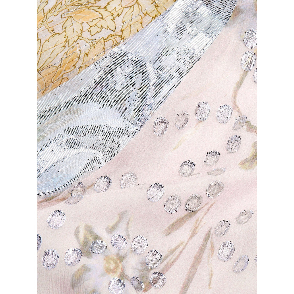 Sleeveless Daffodil Shimmer Maxi Dress