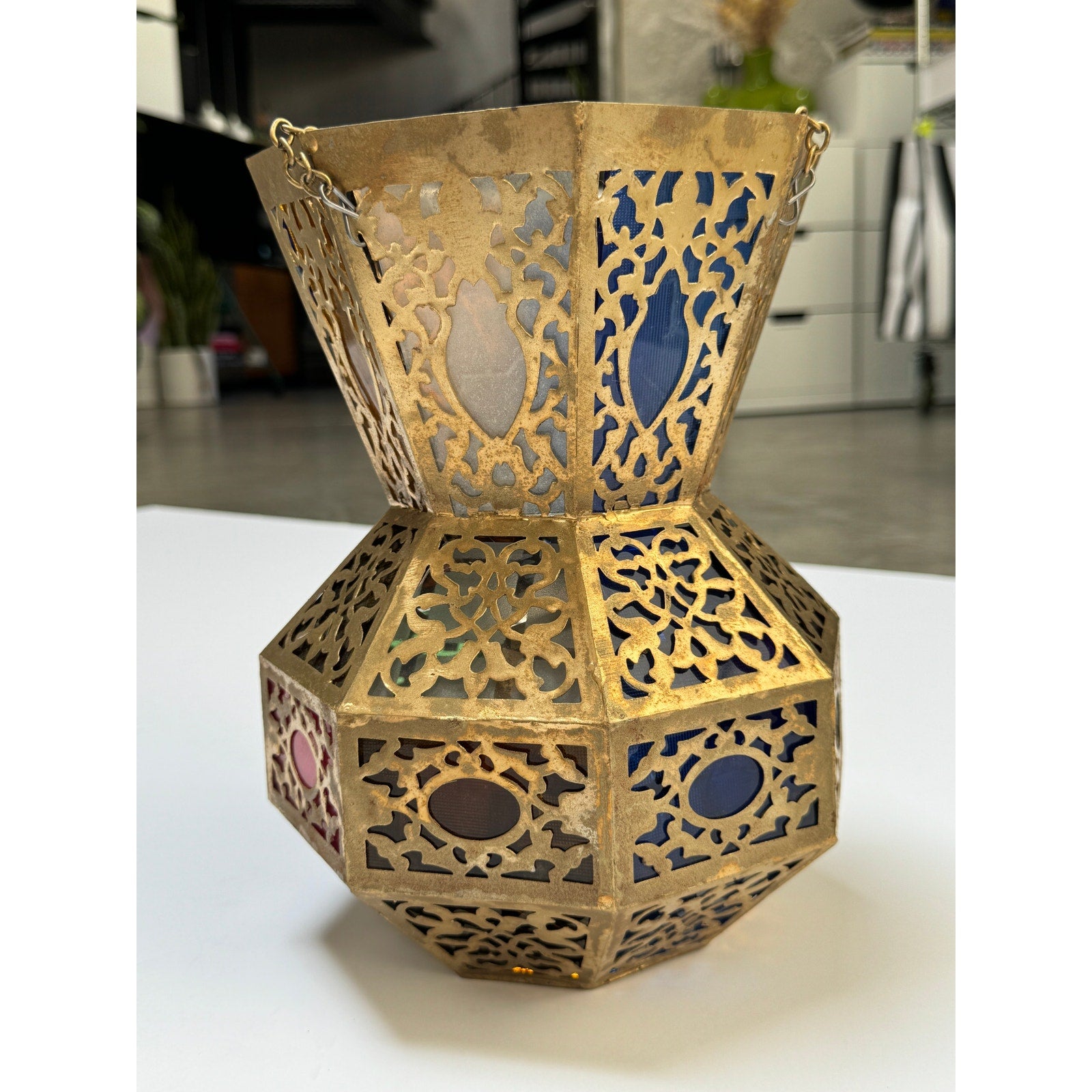 Handcrafted Egyptian Brass Lantern