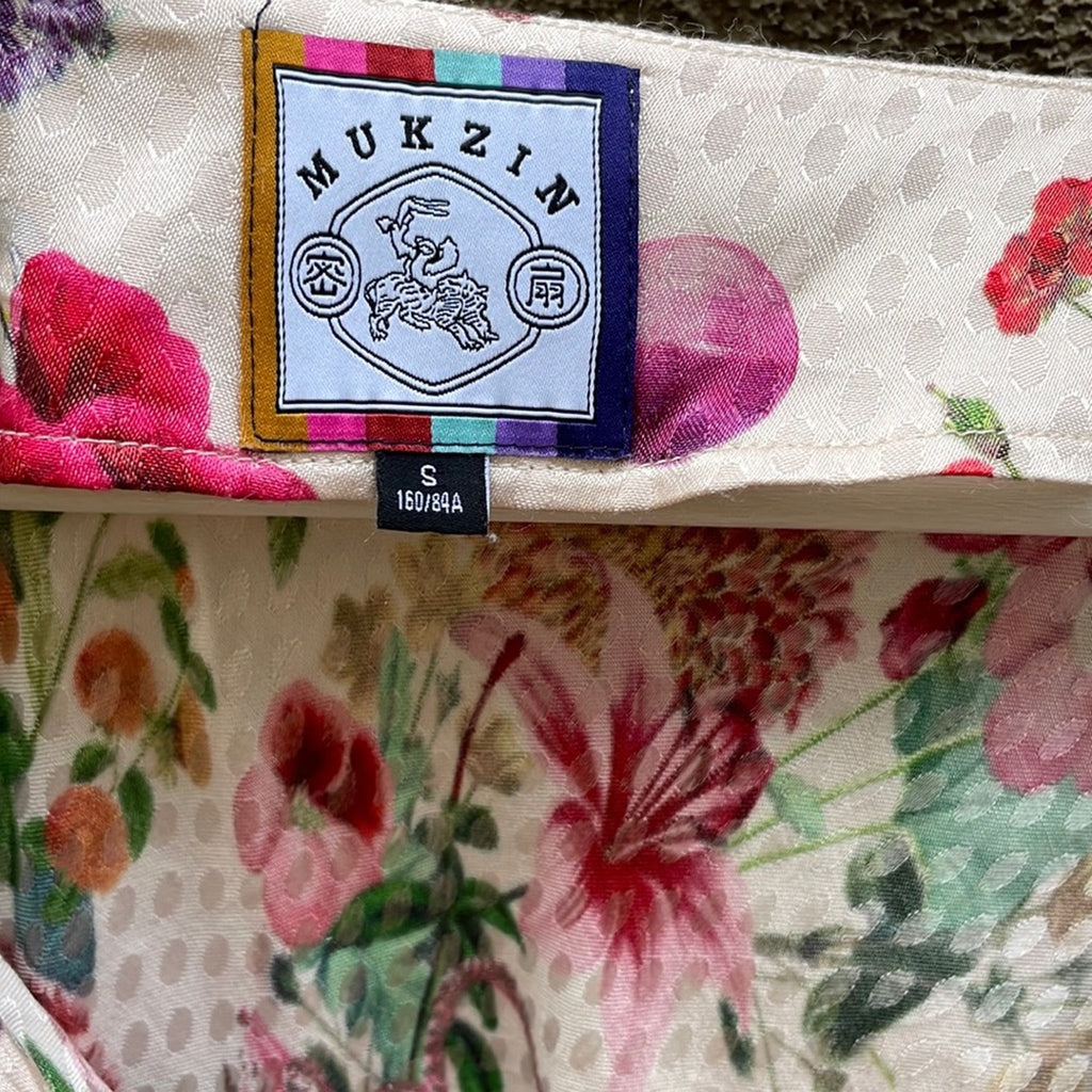 Floral Tiger Print Midi Dress