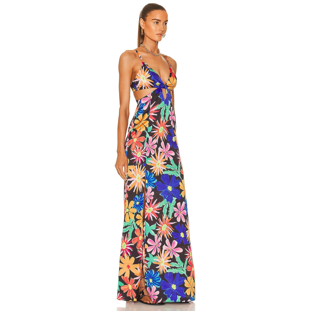 Aster Cut Out Maxi Dress