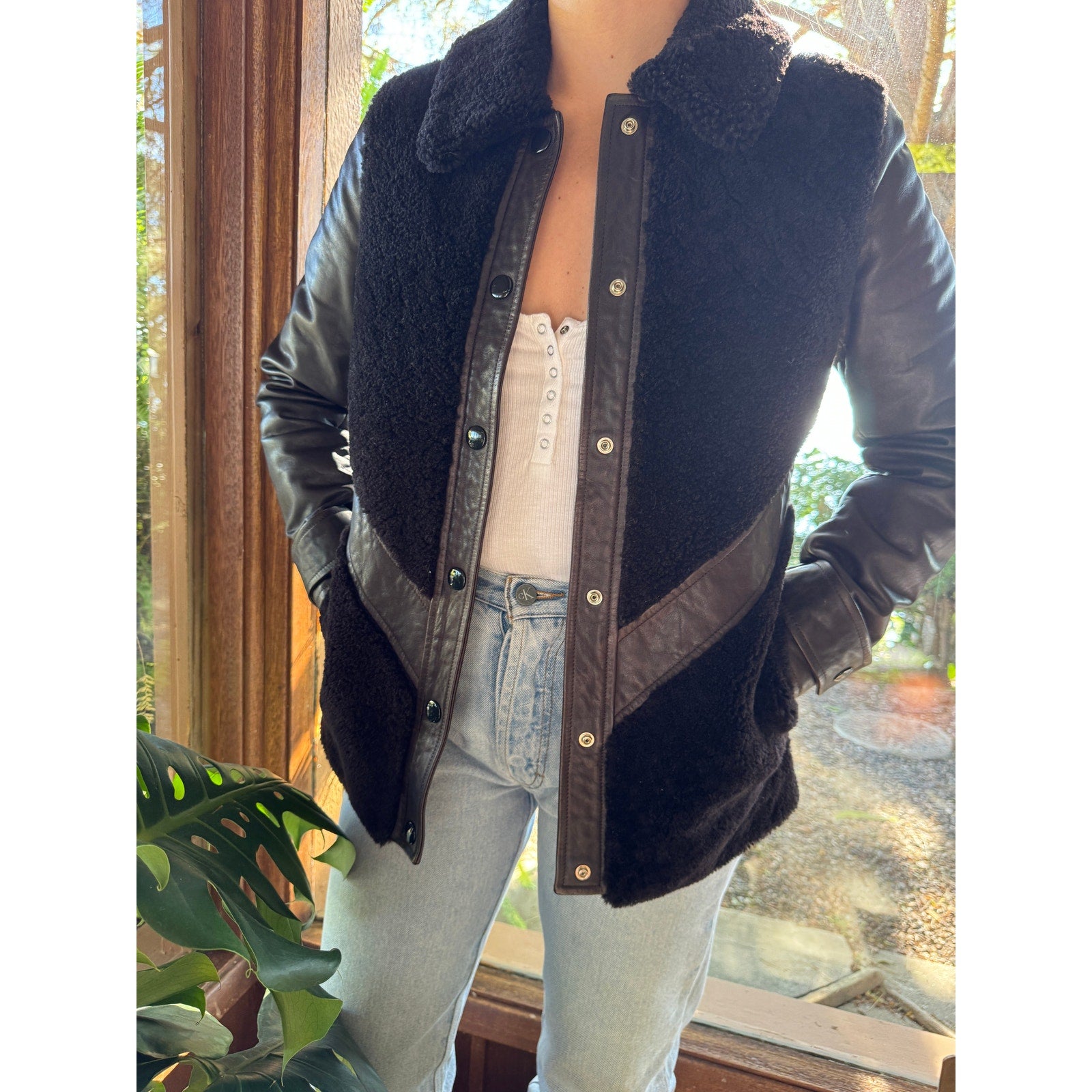 Veste Wilson Jacket in Marron Fonce