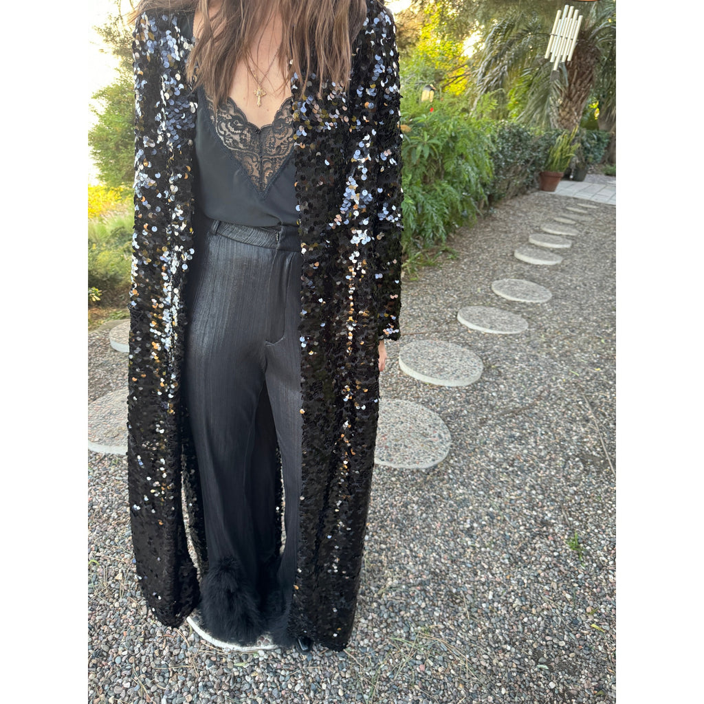 Morgan Sequin Coat