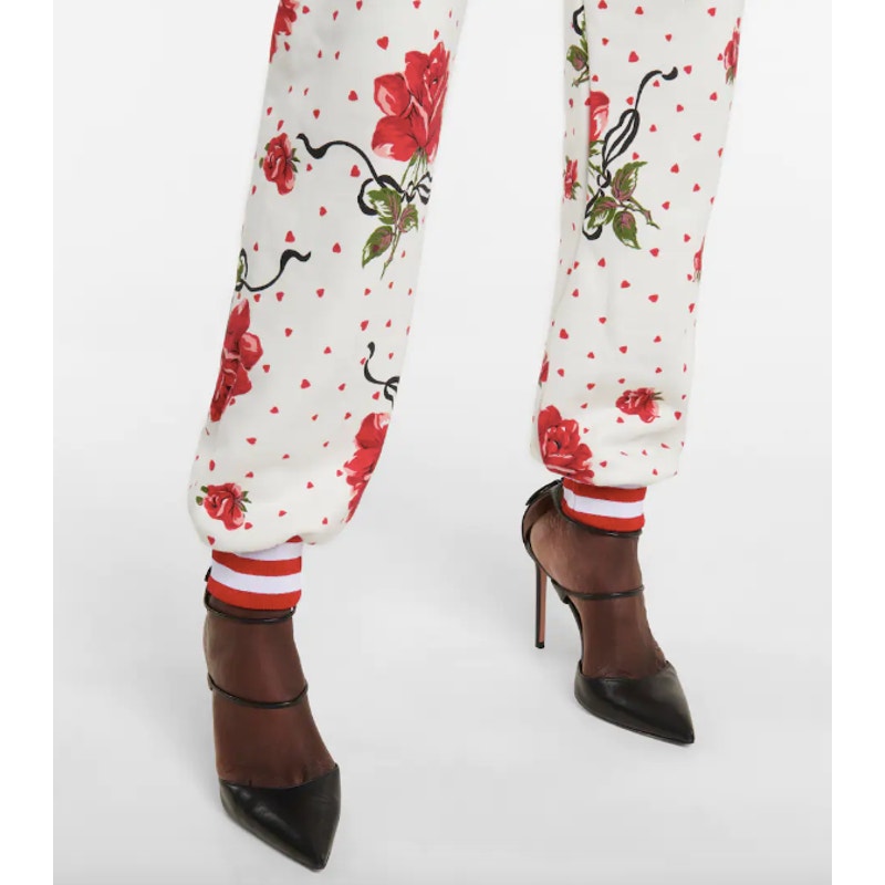 Rose Printed Sweatshirt & Jogger Set